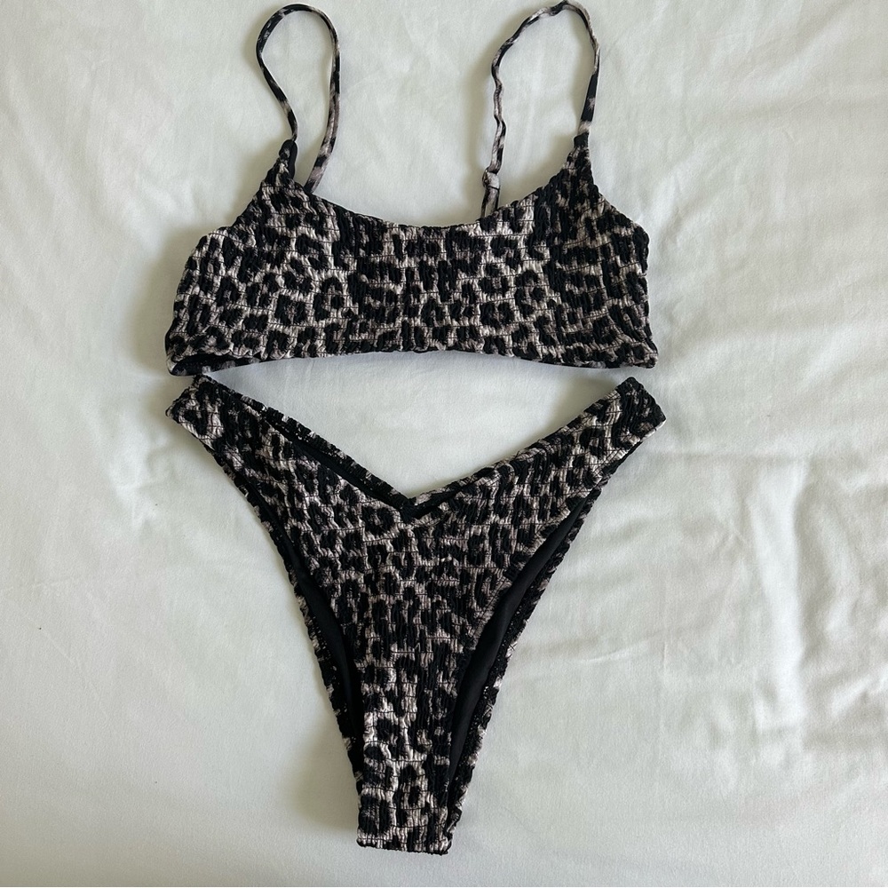 Cotton on cheetah print bikini